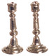 Dollhouse City - Dollhouse Miniatures Candlesticks - Silver