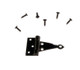 Dollhouse City - Dollhouse Miniatures T-Hinges with Nails Set - Black