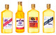 Vintage Whiskey Bottles Set