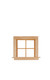 Dollhouse City - Dollhouse Miniatures 4 Light Flat Trim Square Window