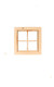 Dollhouse City - Dollhouse Miniatures 4 Light Flat Trim Square Window