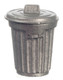 Metal Garbage with Lid