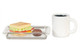 Sandwich, Coffee and Cookie Platter