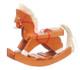 Brown Rocking Horse