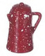 Coffee Pot - Red Spatter