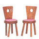 2 Cute Chairs - Walnut