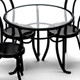 Patio Table - Black