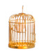Brass Birdcage with Bird