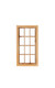Dollhouse City - Dollhouse Miniatures 6 Over 6 Medium Window