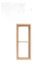 Dollhouse City - Dollhouse Miniatures 1 Over 1 Narrow Window