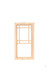 Dollhouse City - Dollhouse Miniatures Prairie Medium Window