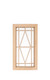 Dollhouse City - Dollhouse Miniatures Prairie Diamond Window