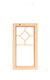 Dollhouse City - Dollhouse Miniatures Center Diamond Window