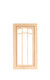 Dollhouse City - Dollhouse Miniatures 6-Light Window