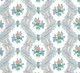 Wallpaper Ogee Lace Set - White and Peach