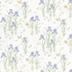 Wallpaper Mini Iris Set - Lilac