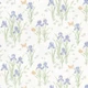 Wallpaper Mini Iris Set - Lilac