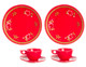 Dinnerware Set - Red