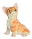 Dollhouse City - Dollhouse Miniatures Kitten - Orange