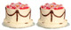 Dollhouse City - Dollhouse Miniatures CakeSet