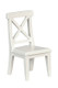 Cross Buck Chair - White