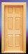Dollhouse City - Dollhouse Miniatures 6-Panel Door