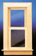 Dollhouse City - Dollhouse Miniatures Small Working Window with Trim