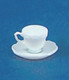Cups and Saucers - White