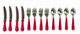 Silverware Set - Red
