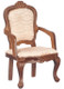 Upholstered Armchair - Walnut