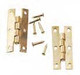 H-Hinges Set - Brass