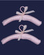 Dollhouse City - Dollhouse Miniatures Hangers Set - Pink