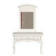 Dollhouse City - Dollhouse Miniatures Vanity with Mirror - White