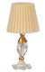 Cyrstal Table Lamp with Gold