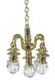 Brass Chandelier - Non Electric