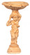 Cherub Bird Bath - Tan
