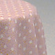 Skirted Table - Pink Mini Dot
