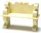 Victorian Bench - Ivory