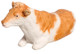 Dollhouse City - Dollhouse Miniatures Laying Cow - Brown