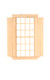Dollhouse City - Dollhouse Miniatures 12 Over 12 Window with Shutters