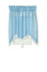 Curtains Set - Long Swag and Blue