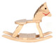 Dollhouse City - Dollhouse Miniatures Rocking Horse - Oak