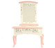 Dollhouse City - Dollhouse Miniatures Pink Vanity with Mirror