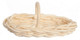 Dollhouse City - Dollhouse Miniatures Long Oval Basket Set - White