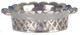 Dollhouse City - Dollhouse Miniatures Silver Fruit Basket - Oval