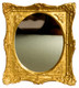 Dollhouse City - Dollhouse Miniatures Mirror - Gold