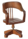 Dollhouse City - Dollhouse Miniatures Swivel Chair Set - Walnut