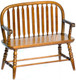 Colonial Windsor Bench - Walnut