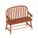 Colonial Windsor Bench - Walnut