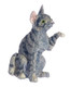 Dollhouse City - Dollhouse Miniatures Cat - Gray